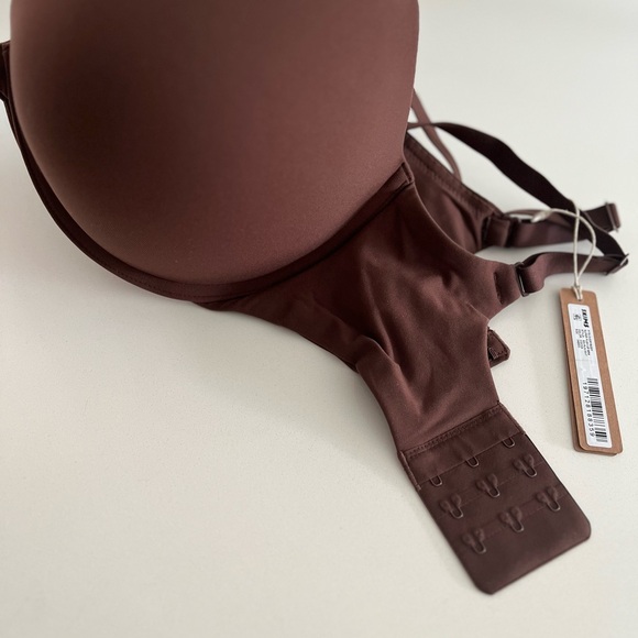 SOLD NWT SKIMS Fits Everybody Super Push-up Bra 34DDD cocoa - Picture 3 of 11